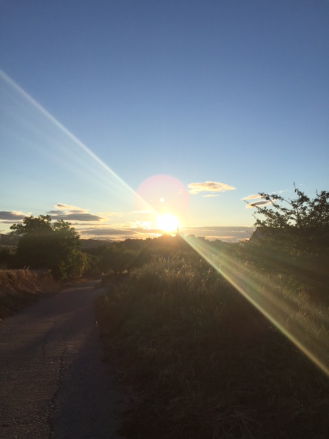 Sunrise over Torres del Rio