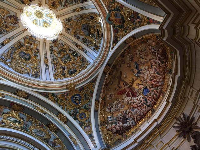 One section of the ceiling 