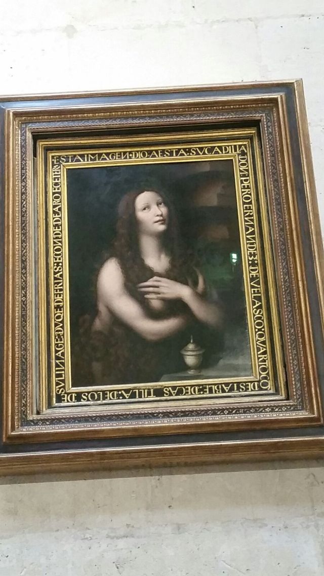 Leonardo da Vinci's Mary Magdalene, yes the original.