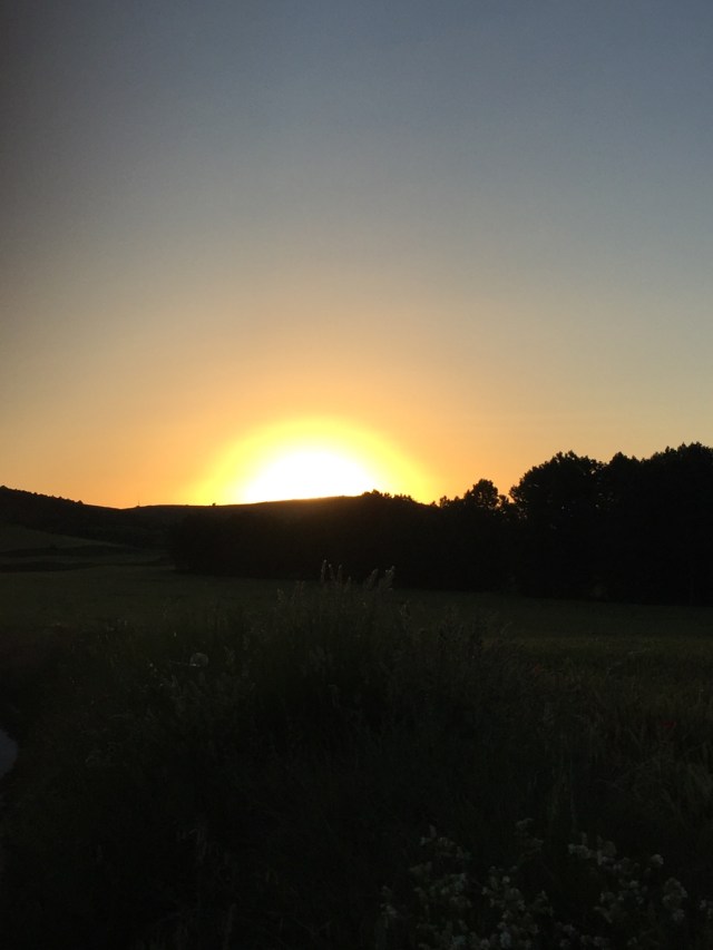 Sunrise on the Meseta