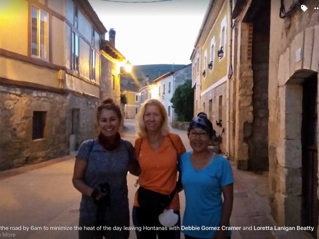 Leaving Hontanas at 6:00 am