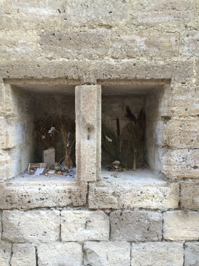 Cabinets in the arches of San Anton