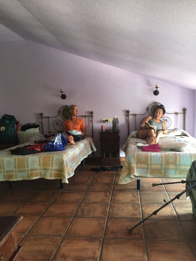 Stayed in the attic of a hotel in Carrion